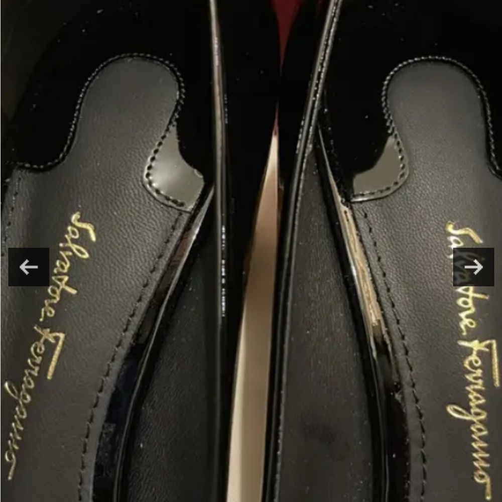 Salvatore Ferragamo Black Patent Leather Heels - Picture 2 of 9
